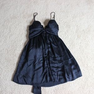 Nicole Miller Empire Waist Black Dress